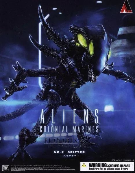 Фігурка Play Arts  Alien Colonial Team Alien Warrior VS Vomiter Figure (26см)