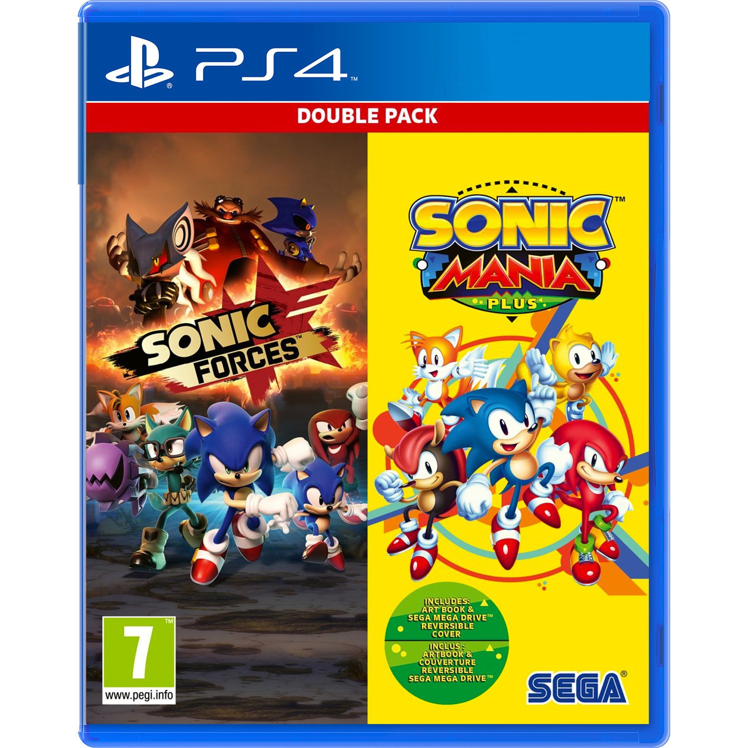 Комплект Sonic Forces + Sonic Mania Plus (PS4)