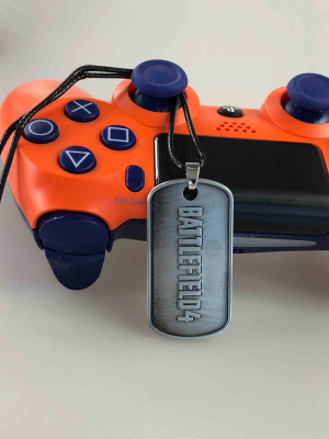 еймерський жетон Battlefield 4 срібний — металевий амулет на шнурку