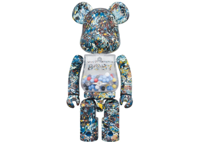 Bearbrick Chogokin My First Bearbrick Jackson Pollock Studio Ver. 400% (28см)