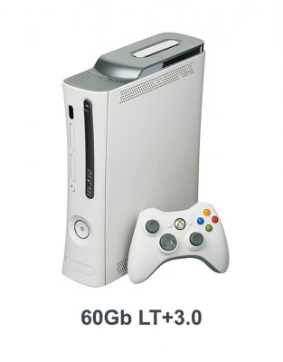 Xbox 360 FAT Black/White 60GB + LT+3.0