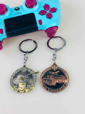 Брелок World of Tanks — танкова нагорода (метал)