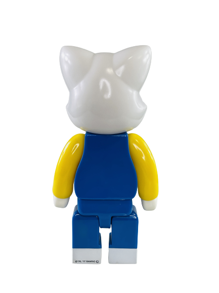 Bearbrick Hello Kitty Синий Комбинезон 400% (28см)