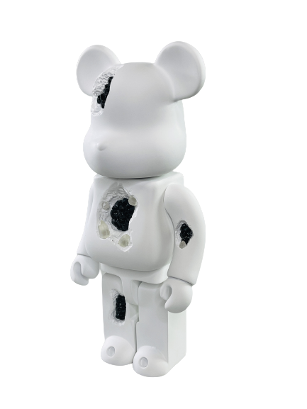 Bearbrick Art OverTurn Black Crystal (Черный Кристалл) 400% (28см)