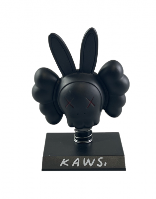 KAWS Rabbit BFF Black (Cars Series) виниловая фигурка-башкотряс - 13см KAWS Rabbit BFF Black (Cars Series) виниловая фигурка-башкотряс - 13см