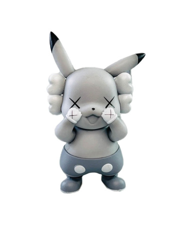 Фигурка Kaws Pikachu (10 см) Серый