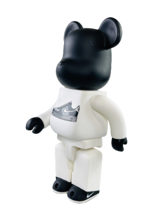 Bearbrick Nike Lunar AIR force (AF1) Черная голова 400% (28 см)
