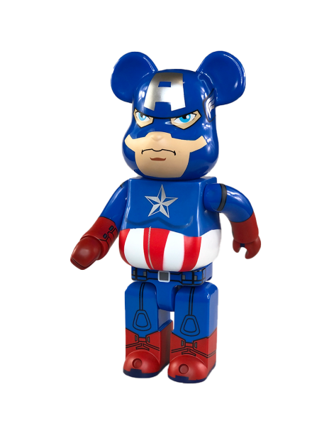 Captain America Bearbrick 400 % 28 см