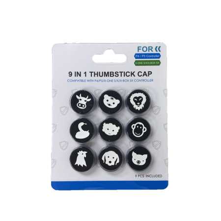PS4/PS5/XboxSeriesX/S/ONE ручка рокер ковпачок стіки протиковзкий захисний тваринок 