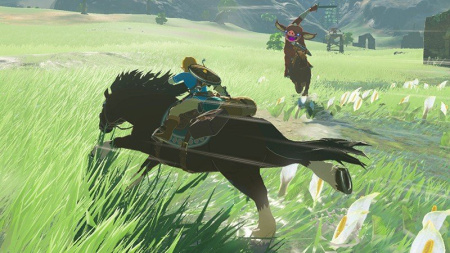 Игровая приставка  Nintendo Switch серый + игра The Legend of Zelda: Breath of the Wild