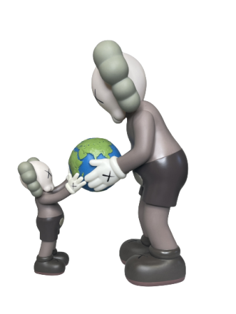 KAWS THE PROMISE Вінілова фігурка Коричнева (34см)