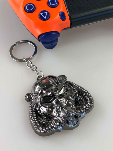 Ігровий брелок Fallout Power Armor (Силова броня) металевий