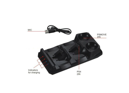 Зарядка для Геймпада Универсальная PS4/PS MOVE (KJH-04)
