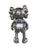 Kaws X Pushead Companion Фигурка (Серебряный) - 25см