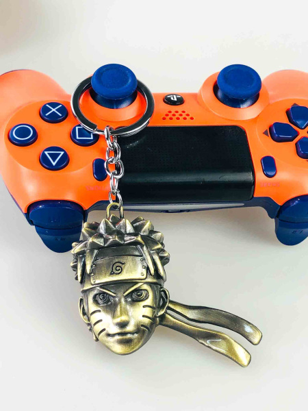 Брелок Наруто Узумакі (Naruto) металевий – аніме аксесуар для ключів та рюкзака