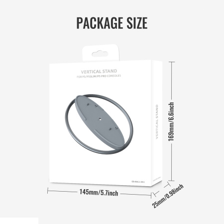 Універсальна вертикальна підставка для PS5 / PS5 Slim / PS5 PRO (JYS-P5216)