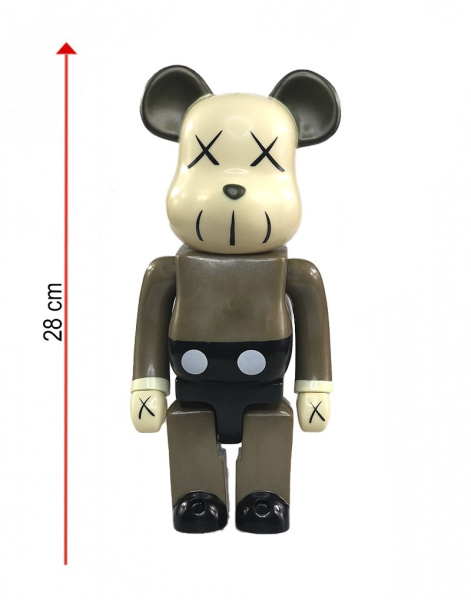Bearbrick Kaws Brown 400% (28 См)