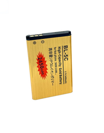 Літієва батарея Gold Label BL-5C 2450mAh – Подвійний захист та надвисока ємність