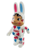 Bearbrick Rabbrick Сердце Пеко-чан Белый 400% (28см)