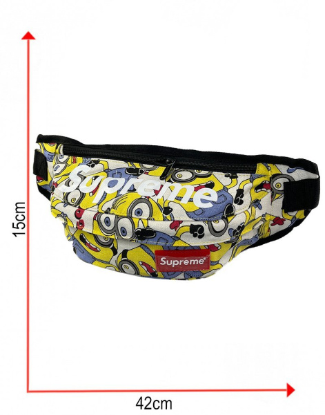 Сумка-бананка Supreme Миньоны