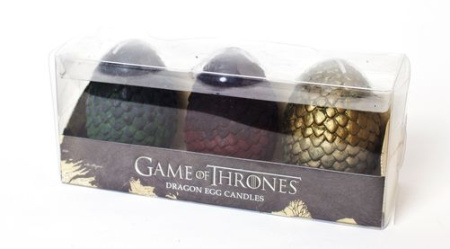 Свечи Яйца Дракона (Игра Престолов) 3 шт.