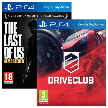 Sony PlayStation 4 1Tb + Driver club + The Last of us