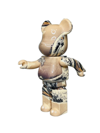 Bearbrick Katsushika Hokusai (Kanagawa Okinami Ura) 400% (28см)