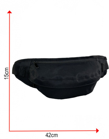 Сумка-бананка (Черная)