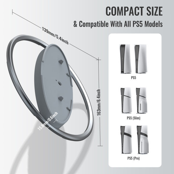 Металева кругла підставка для PS5 / Slim / Pro JYS-P5216