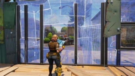 Игровая приставка  Nintendo Switch красный синий + игра Fortnite