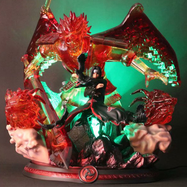 Фігурка Наруто ручний біг Акацукі  GK Сусано Учіха Ітачі Ворона (27см)