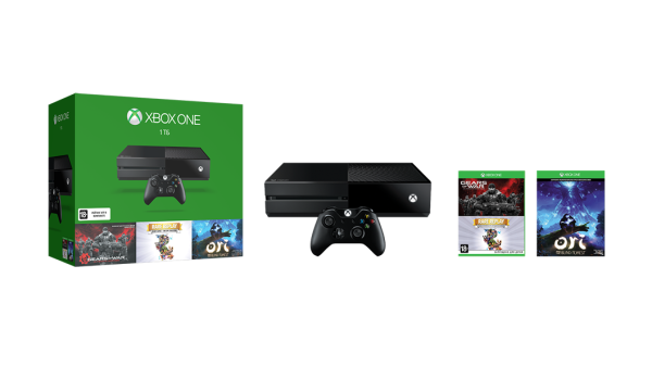 Игровая консоль Microsoft Xbox One 1TB  + Gow, Rare Replay, Ori