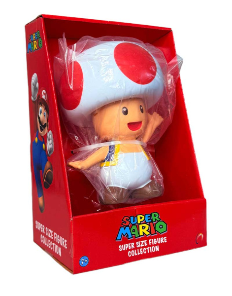 Фігурка Super Mario — Toad (Super Size Figure Collection) 19 см