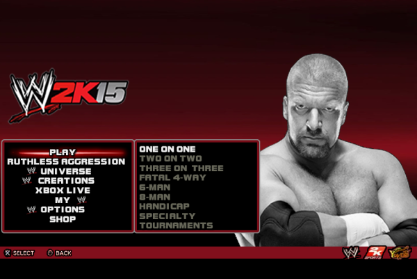 WWE 2K15  (Xbox360)
