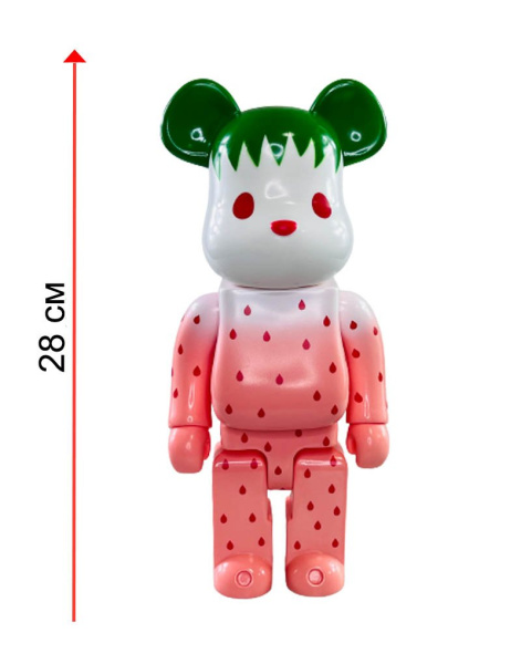 Bearbrick x Clot Summer Fruits Strawberry 400% (28см) Bearbrick x Clot Summer Fruits Strawberry 400% (28см)