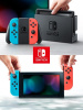 Игровая приставка  Nintendo Switch красный синий + игра Fortnite