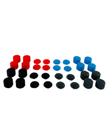 Накладки на стики для Nintendo Switch 8 шт серые NS/NSLite/NSMini