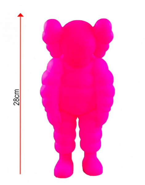 Kaws What Party Виниловая Фигурка (Розовый) - 28 см Kaws What Party Виниловая Фигурка (Розовый) - 28 см