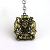 Брелок World Of Warcraft Щит Золото