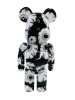 Bearbrick MISHKA Монохромный 400% (28 см)