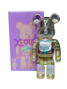 Bearbrick X-Girl (фігурка прозора біла) 400% (28см)