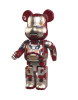 Bearbrick Iron Man Mark Xlii (42) Damage Ver. 400% (28 См)
