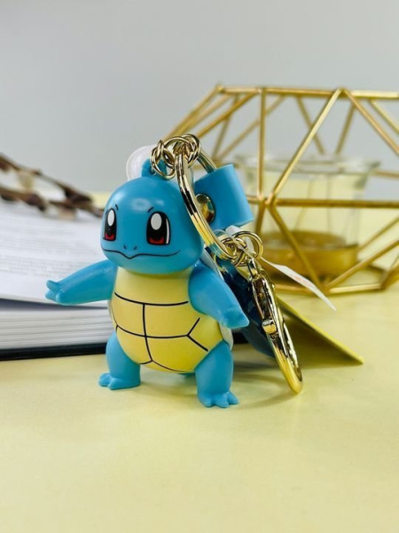 Брелок для ключей Jsstore Покемон Сквиртл (Голубой)