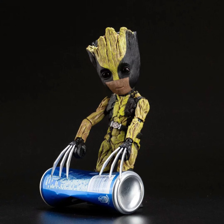 Фігурка Вартові галактики 2 Groot Treeman Росомаха (26 см)