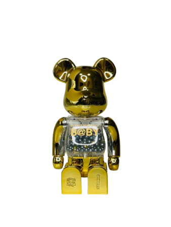 Bearbrick My First Baby Gold_Silver 400% (28см)