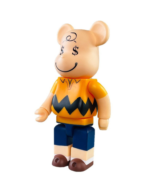 Bearbrick Чарли Браун Peanuts 400% (28см)