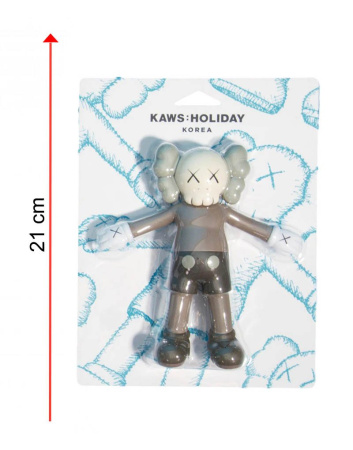 Фигурка KAWS Holiday Korea Companion Bath Toy (коричневый) - 21cm