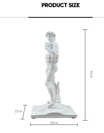 Jianzhi Дім Бенксі Скульптура Бенксі Давід 42см (Фігурка)