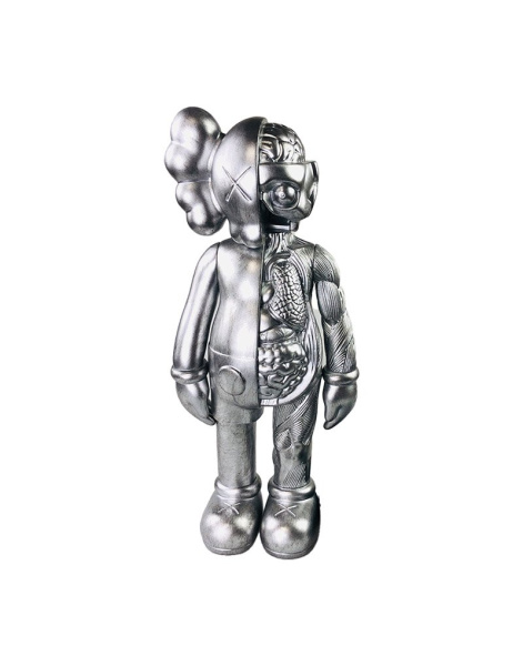 Фигурка Kaws Flayed Companion Open Edition Silver (Серебристый) - 20 см Фигурка Kaws Flayed Companion Open Edition Silver (Серебристый) - 20 см