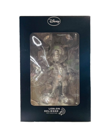 Фигурка Микки Маус Mickey Welcome (Серебряный металлик) 30см